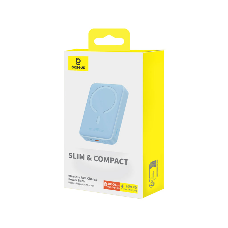 Baseus Magnetic Mini Air  Wireless Fast Charge Power Bank 10000mAh 20W