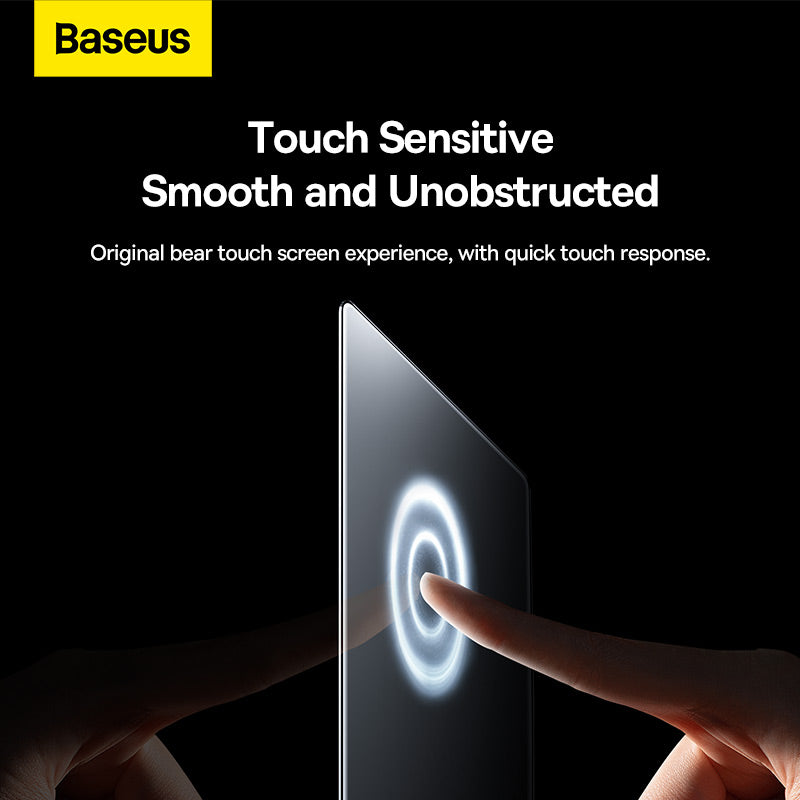 Baseus 0.3mm Full-glass Crystal Anti-fingerprint Tempered Glass Film For Tesla model 3/Y 15inch