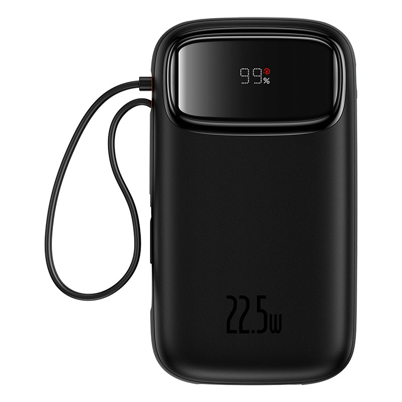 Baseus Qpow2 Dual-Cable Digital Display Fast Charge Power Bank 10000mAh 22.5W
