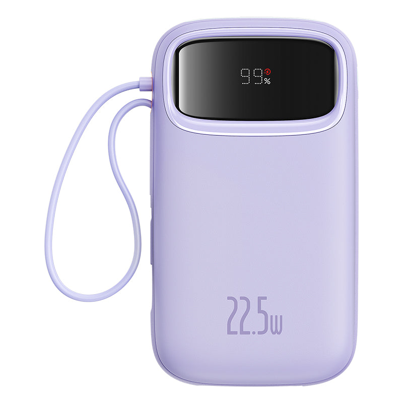Baseus Qpow2 Dual-Cable Digital Display Fast Charge Power Bank 10000mAh 22.5W