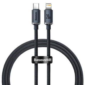 Baseus Crystal Shine Fast Charging Cable Type-C to iP 20W