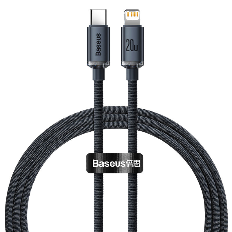 Baseus Crystal Shine Fast Charging Cable Type-C to iP 20W