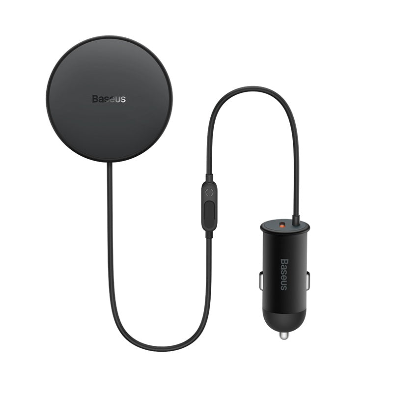 Baseus CW01 Magnetic Wireless Charging Car Mount 40W (Wireless Charging 15W+Tpye-C 25W) Claw Editon Cluster Black