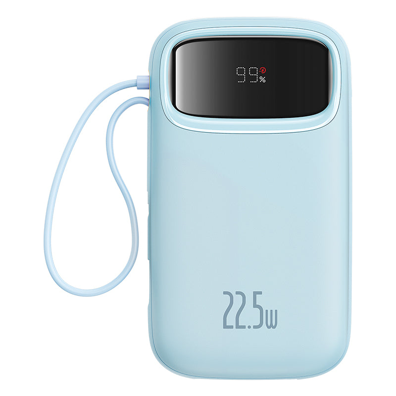 Baseus Qpow2 Dual-Cable Digital Display Fast Charge Power Bank 10000mAh 22.5W