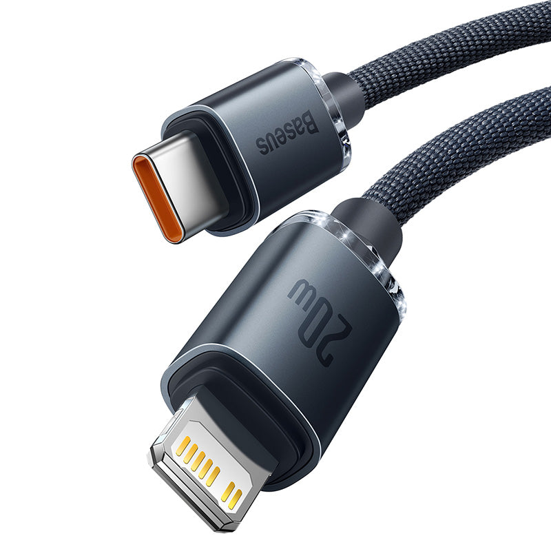 Baseus Crystal Shine Fast Charging Cable Type-C to iP 20W