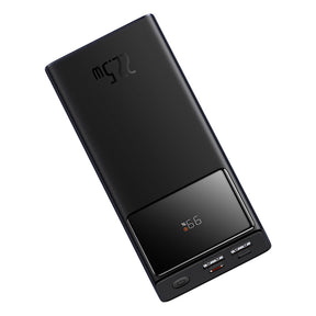 Baseus Star-Lord Digital Display Fast Charge Power Bank 20000mAh 22.5W Black (With Simple Series Charging Cable USB to Type-C 3A 0.3m Black)