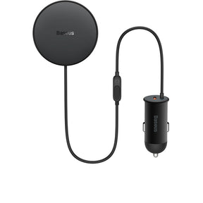 Baseus CW01 Magnetic Wireless Charging Car Mount 40W (Wireless Charging 15W+Tpye-C 25W) Claw Editon Cluster Black
