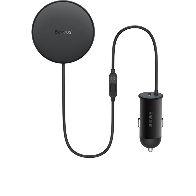 Baseus CW01 Magnetic Wireless Charging Car Mount 40W (Wireless Charging 15W+Tpye-C 25W) Claw Editon Cluster Black