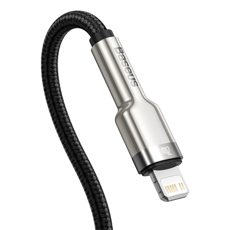 Baseus Cafule Series Metal Data Cable Type-C to iP PD 20W 2m Black