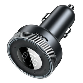Baseus Enjoy Car Wireless MP3 Charger (Wireless 5.0+5V/3.4A) Black
