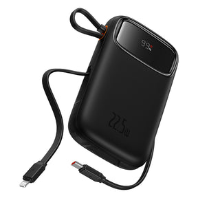 Baseus Qpow2 Dual-Cable Digital Display Fast Charge Power Bank 20000mAh 22.5W