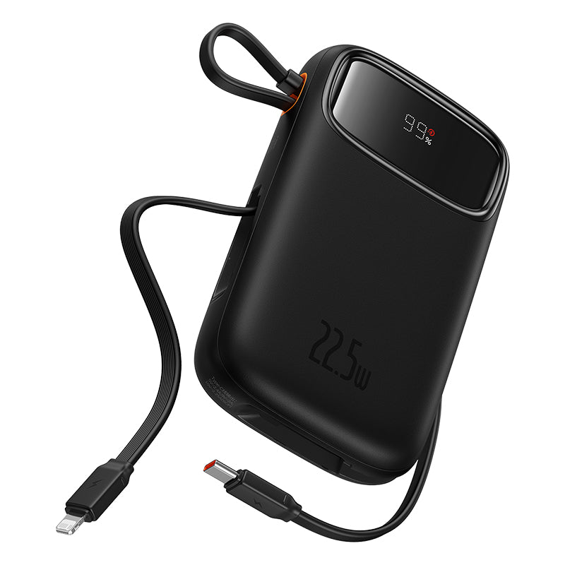 Baseus Qpow2 Dual-Cable Digital Display Fast Charge Power Bank 20000mAh 22.5W