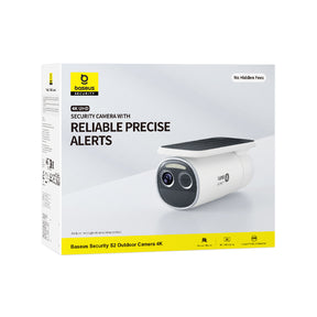 OS-Baseus Security S2 Outdoor Camera 4K Moon White
