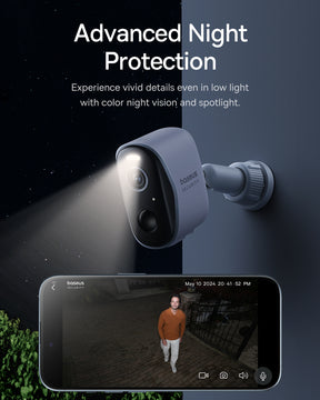 Baseus Security N1 Plus Outdoor Camera 2K 4-Cam Kit White