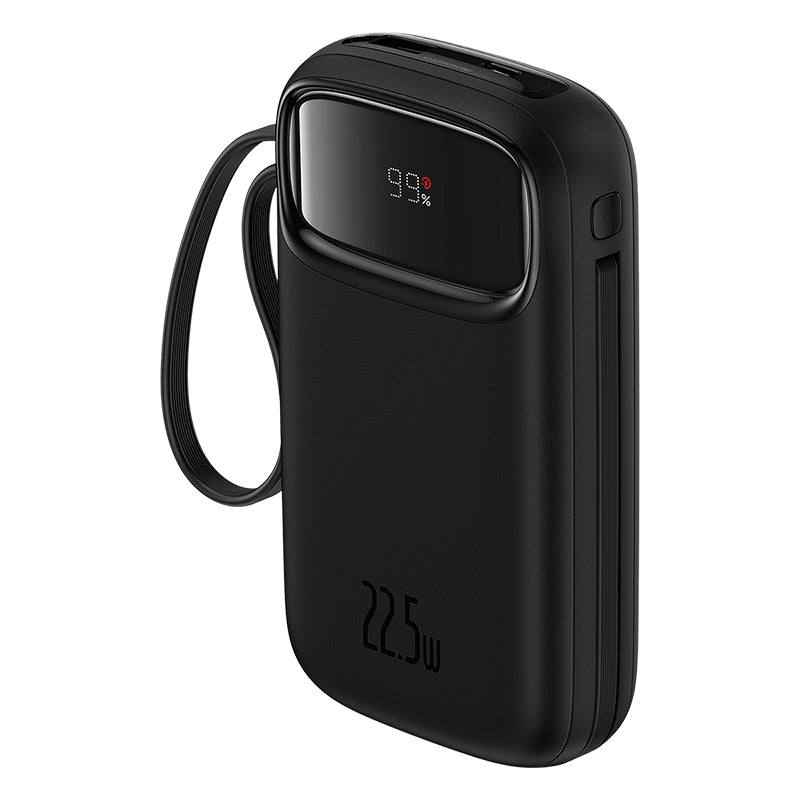 Baseus Qpow2 Dual-Cable Digital Display Fast Charge Power Bank 20000mAh 22.5W