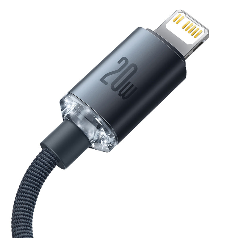 Baseus Crystal Shine Fast Charging Cable Type-C to iP 20W