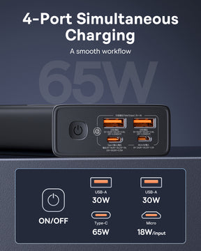 Baseus Star-Lord Digital Display Fast Charging Power Bank 20000mAh 65W