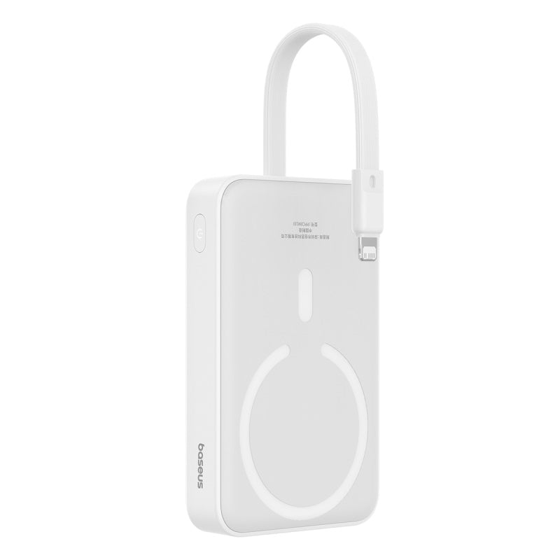 Baseus Magnetic Mini Power Bank 10000mAh 20W with Built-in Lighting Cable