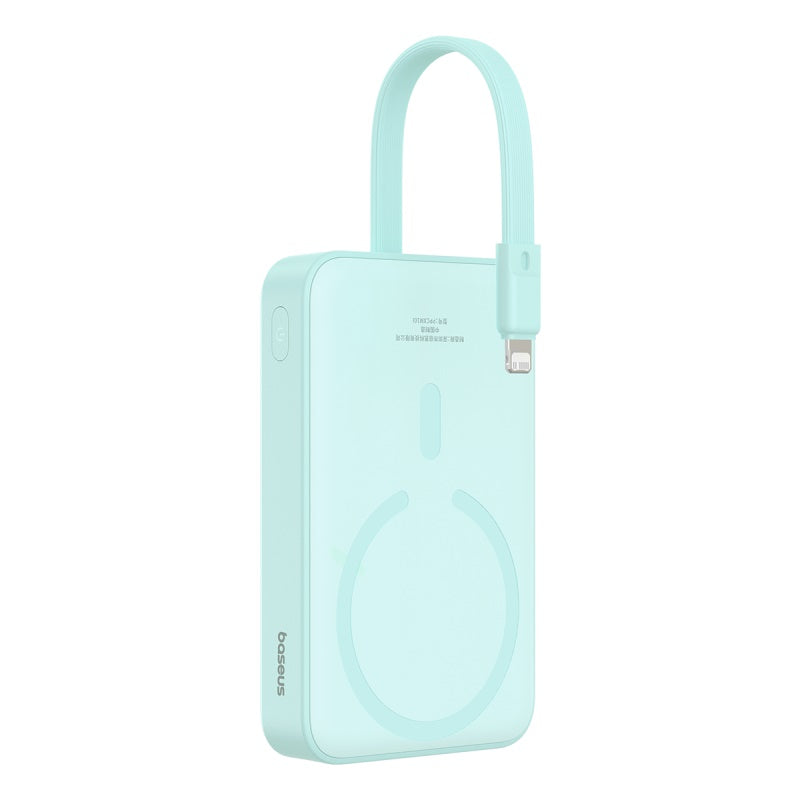 Baseus Magnetic Mini Power Bank 10000mAh 20W with Built-in Lighting Cable