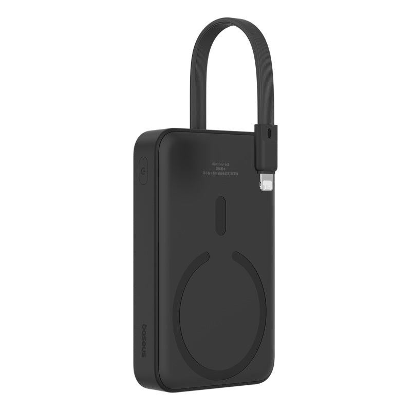 Baseus Magnetic Mini Power Bank 10000mAh 20W with Built-in Lighting Cable