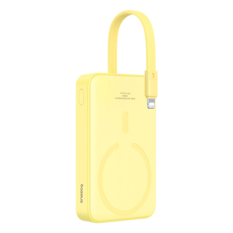 Baseus Magnetic Mini Power Bank 10000mAh 20W with Built-in Lighting Cable
