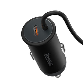 Baseus CW01 Magnetic Wireless Charging Car Mount 40W (Wireless Charging 15W+Tpye-C 25W) Claw Editon Cluster Black