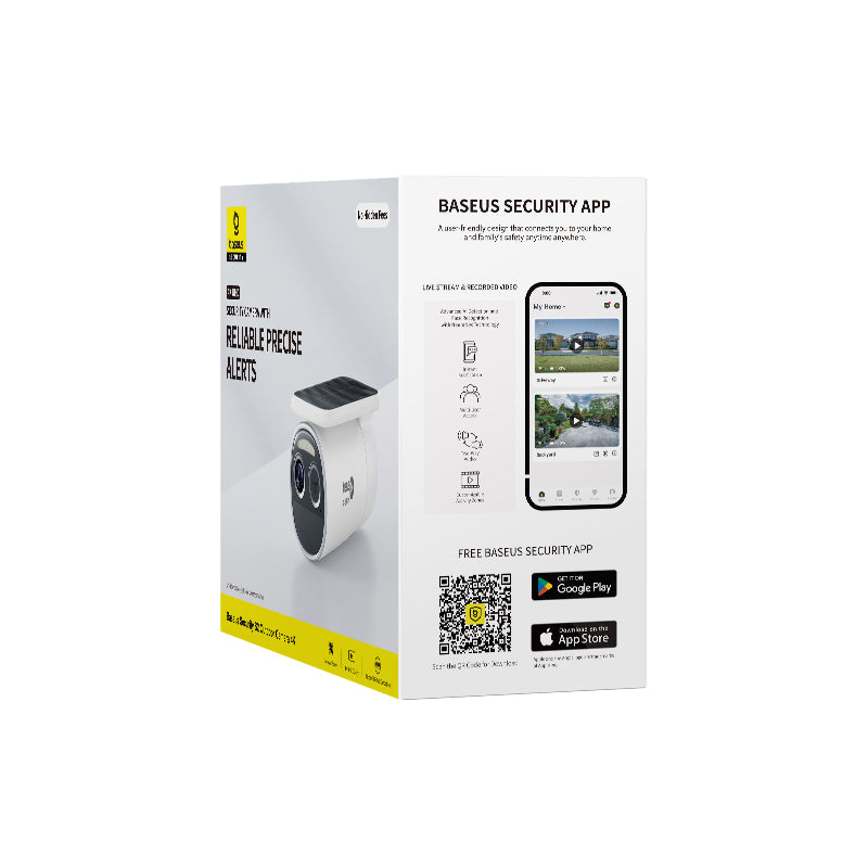 OS-Baseus Security S2 Outdoor Camera 4K Moon White