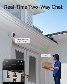 Baseus Security N1 Plus Outdoor Camera 2K 4-Cam Kit White