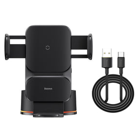 Baseus Wisdom Auto Alignment Car Mount Wireless Charger QI 15W (Suction Base)
