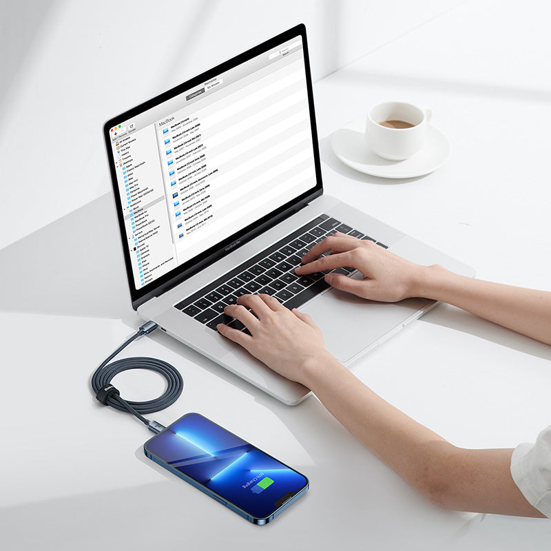 Baseus Crystal Shine Fast Charging Cable Type-C to iP 20W