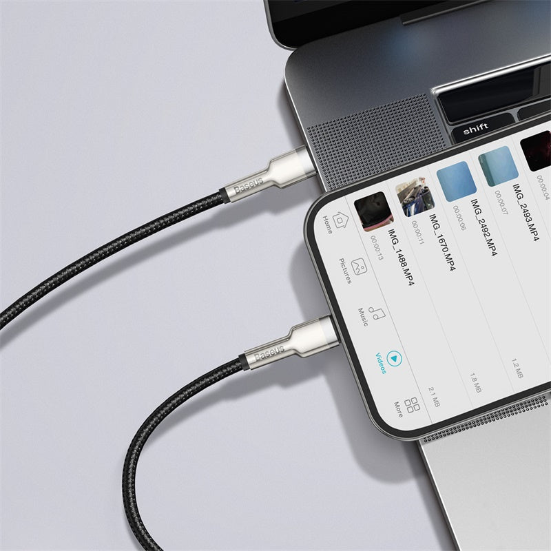 Baseus Cafule Series Metal Data Cable Type-C to iP PD 20W 2m Black
