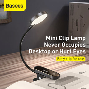 Baseus Comfort Reading Mini Clip Lamp Dark Gray
