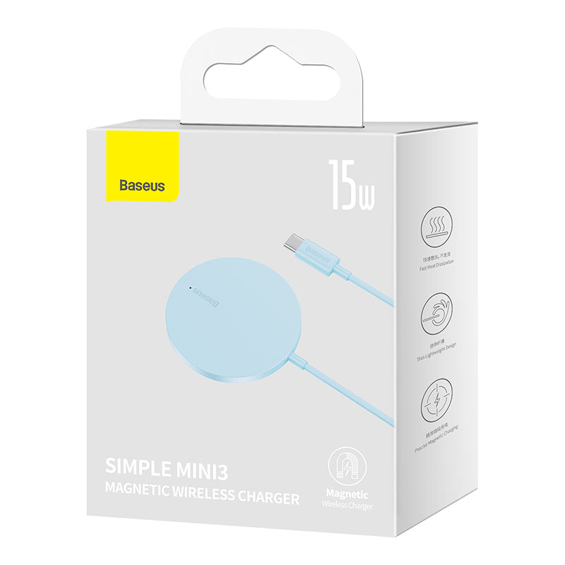 Baseus Simple Mini3 Magnetic Wireless Charger 15W