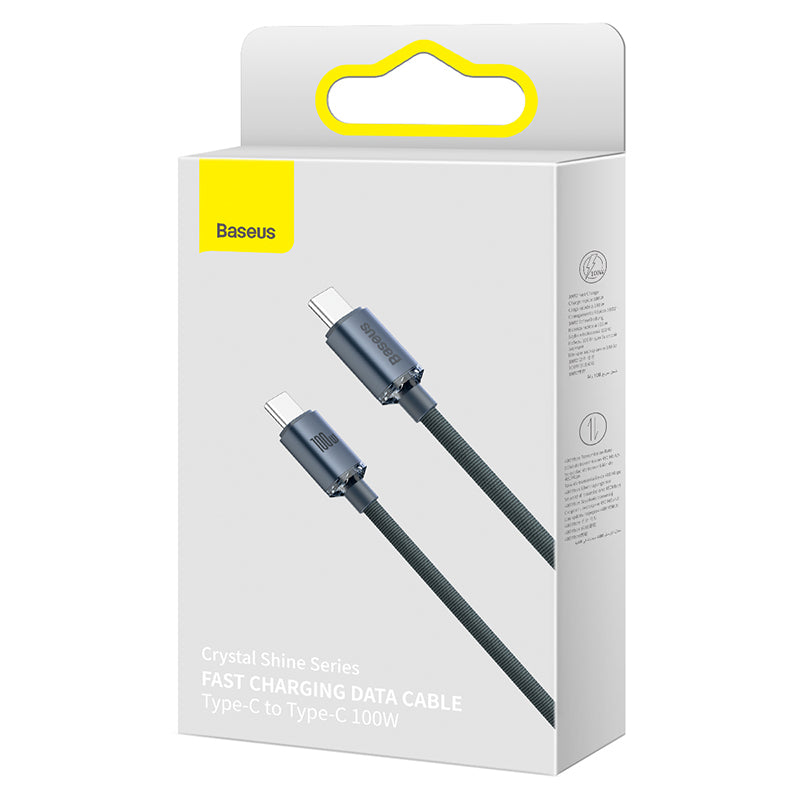 Baseus Crystal Shine Fast Charging Cable Type-C to Type-C 100W