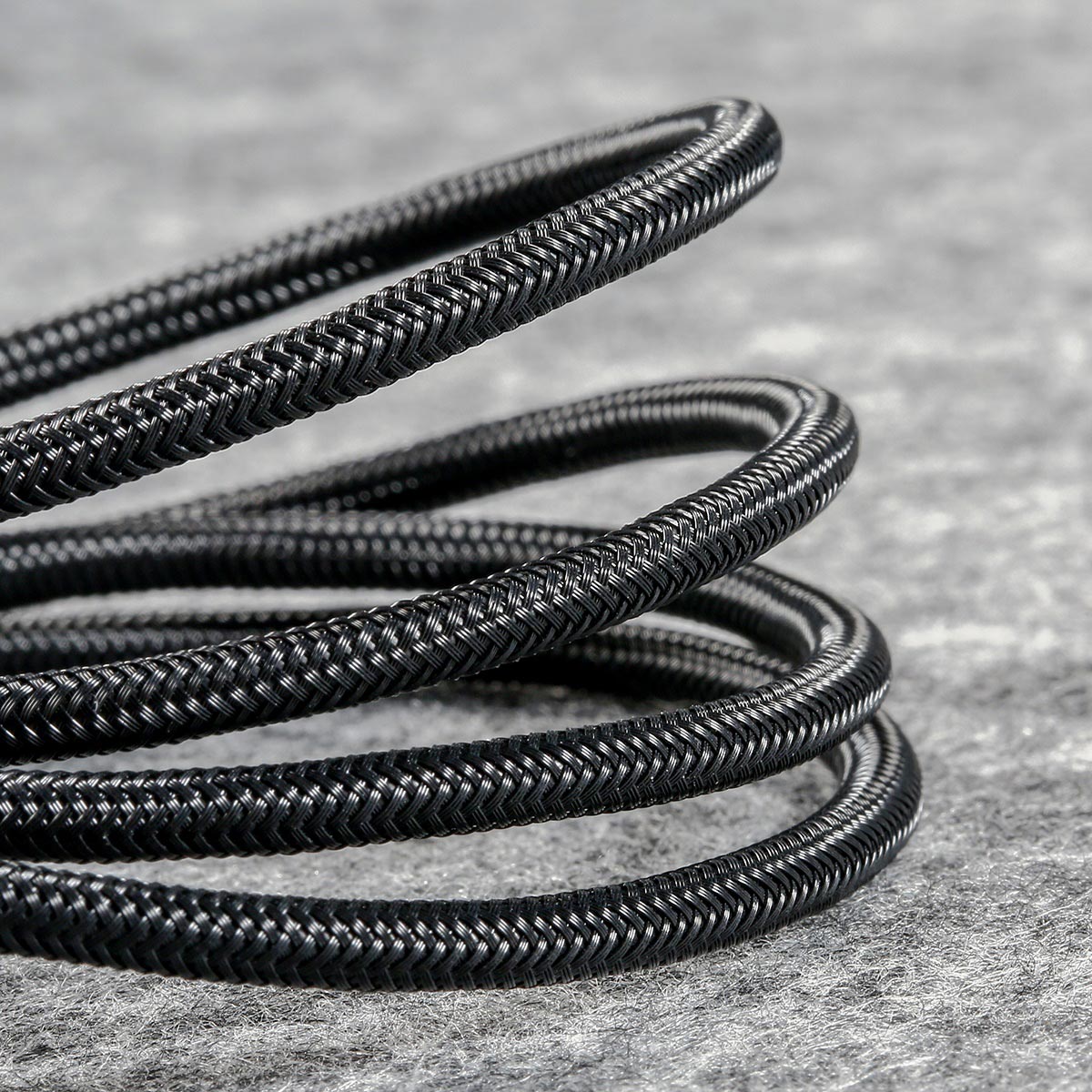 Baseus 4 in 1 Nylon Braided Cable (Lightning / 2 x Type-C / Micro USB) 3.5A 1.2m (CA1T4-B01)-Black