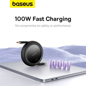 Baseus Free2Draw Mini Retractable Cable Type-C to Type-C 100W