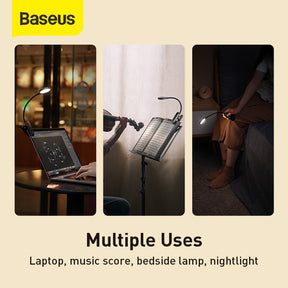 Baseus Comfort Reading Mini Clip Lamp Dark Gray