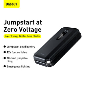 Baseus Super Energy Air Car Jump Starter (10000mAh, Peak Current 1000A)