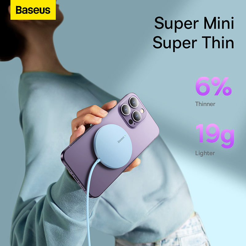 Baseus Simple Mini3 Magnetic Wireless Charger 15W