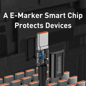 Baseus Superior Series Fast Charging Data Cable Type-C to Type-C 100W 1/2M