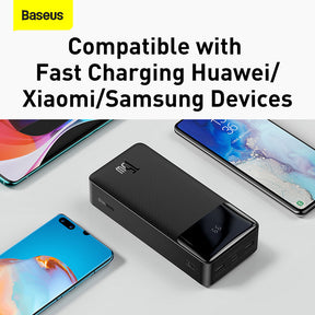 Baseus Bipow Digital Display Power Bank 30000mAh 15W