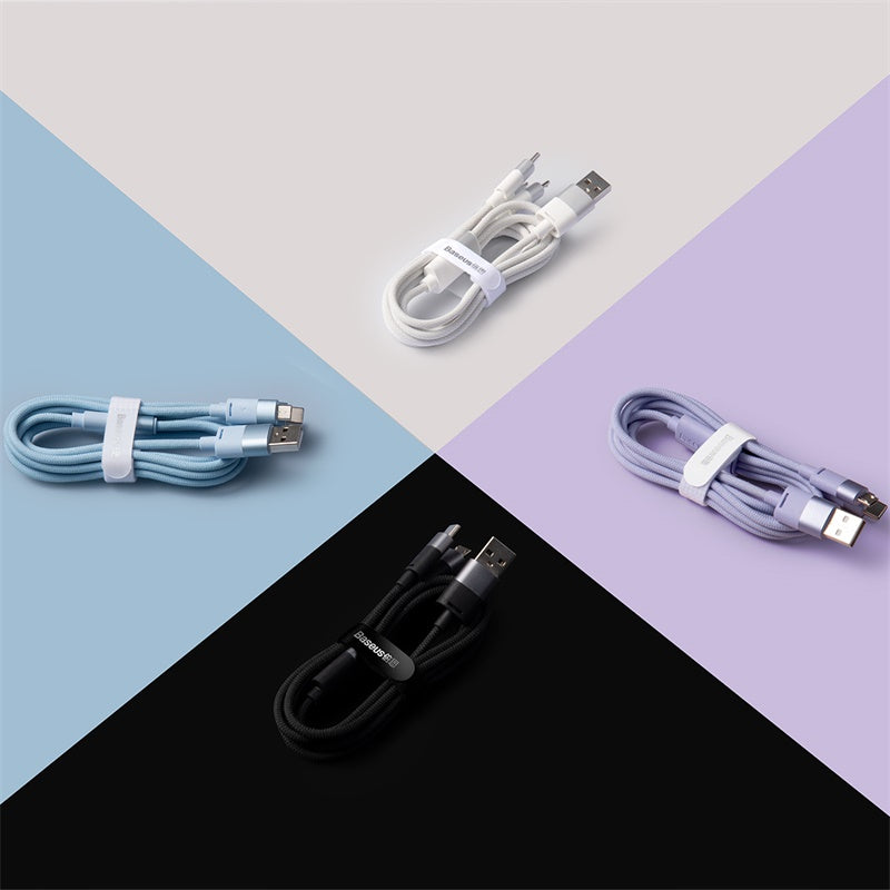 Baseus StarSpeed 1-for-3 Fast Charging Data Cable USB to M+L+C 3.5A 1.2m