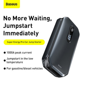 Baseus Super Energy Pro Car Jump Starter (12000mAh, 5V/3A, Peak Current 1000A)