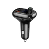 Baseus T Shaped S-13 Car Bluetooth MP3 Player (PPS Fast Charger Edition) Black