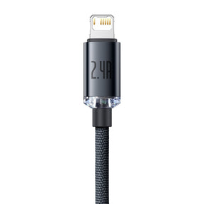 Baseus Crystal Shine Series Fast Charging Data Cable USB to iP 2.4A
