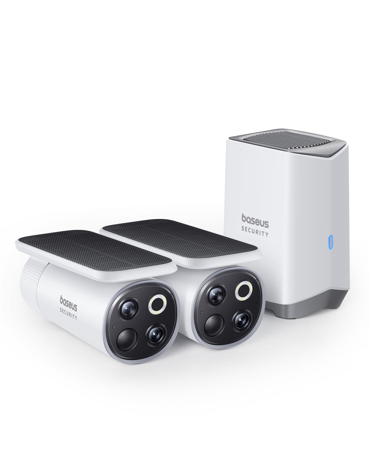 Baseus Security S1 Pro Outdoor Dual Camera 3K 2-Cam Kit White