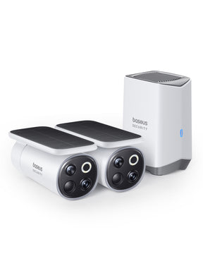 Baseus Security S1 Pro Outdoor Dual Camera 3K 2-Cam Kit White