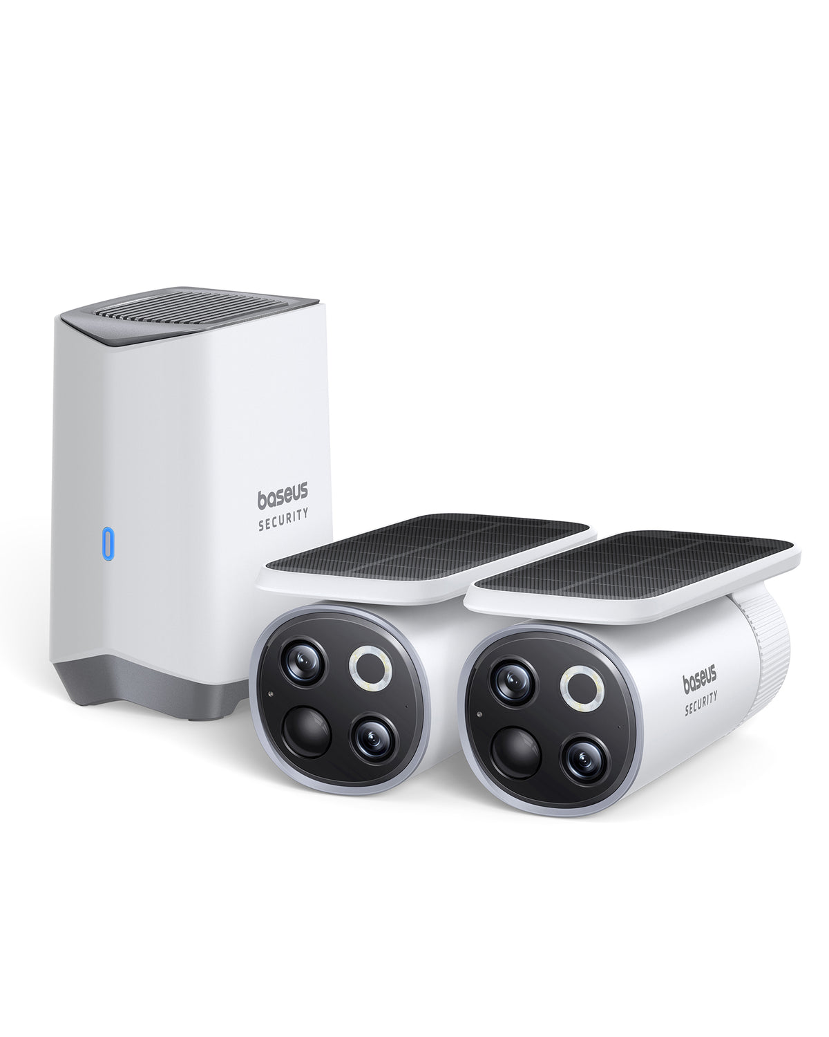 Baseus Security S1 Pro Outdoor Dual Camera 3K 2-Cam Kit White