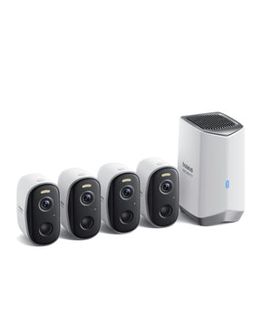 Baseus Security N1 Plus Outdoor Camera 2K 4-Cam Kit White