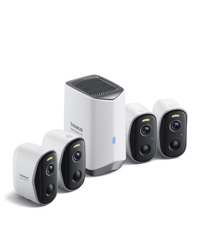 Baseus Security N1 Plus Outdoor Camera 2K 4-Cam Kit White